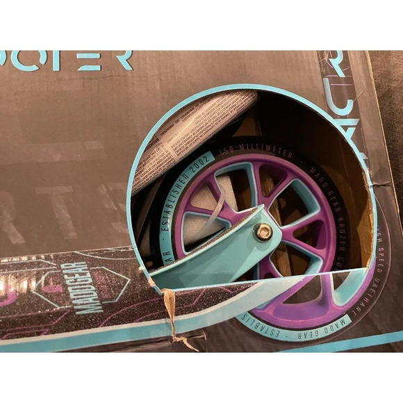 KRUZER 150 FOLDING CRUISER SCOOTER BRAND NEW - NEVER OPENED-  TEAL/BLACK - Picture 10 of 12